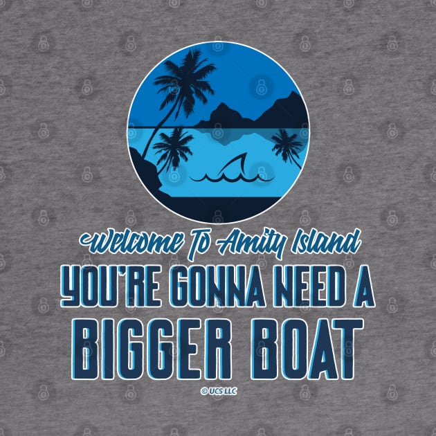 JAWS Movie Amity Island You`re Gonna Need A Bigger Boat by Naumovski